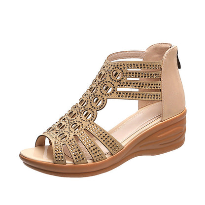 Ortho Welt Crystal Sandals - Comfortable And Unique Roman Style