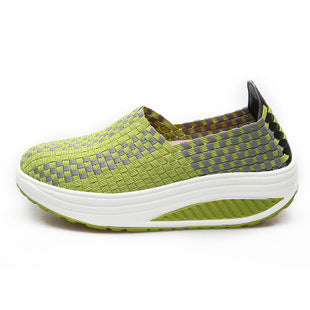 Ortho Welt Woven Rocking Shoes - Orthopedic Platform Comfort