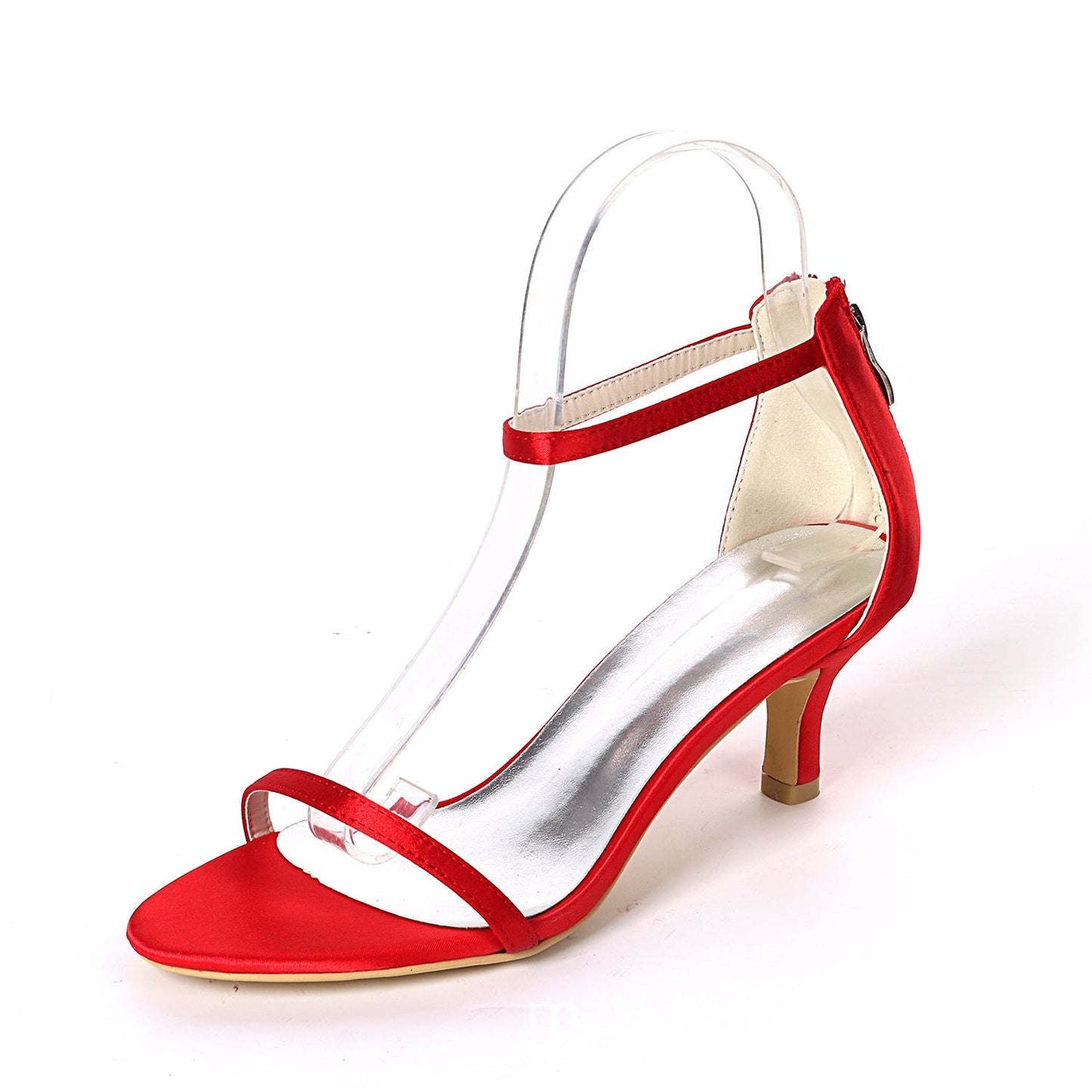 Ortho Welt Unique Satin Sandals With Super High Heels