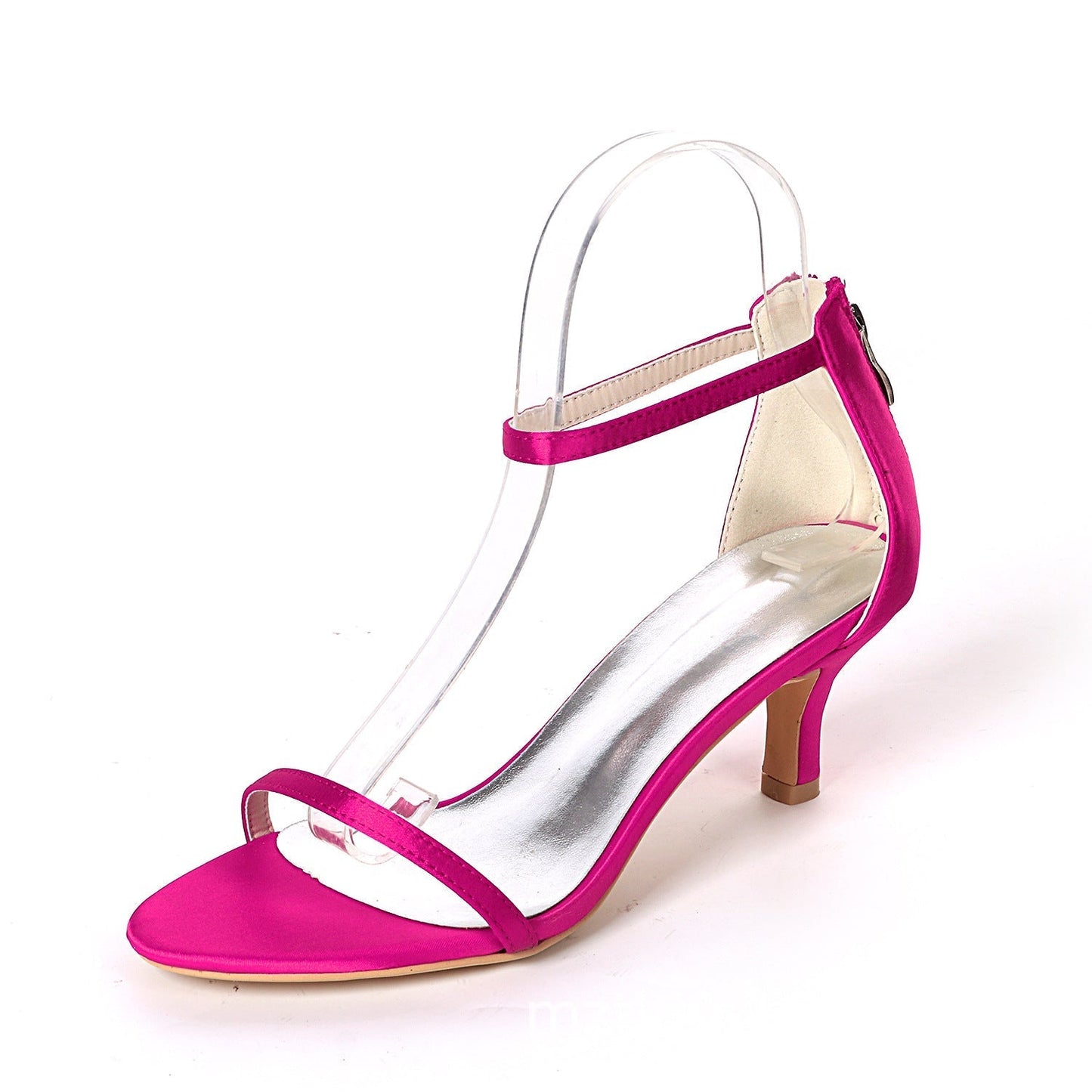Ortho Welt Unique Satin Sandals With Super High Heels