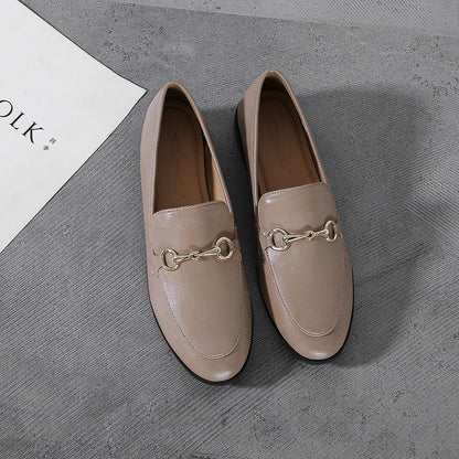 Ortho Welt British Retro Style Leather Shoes, Plus Size