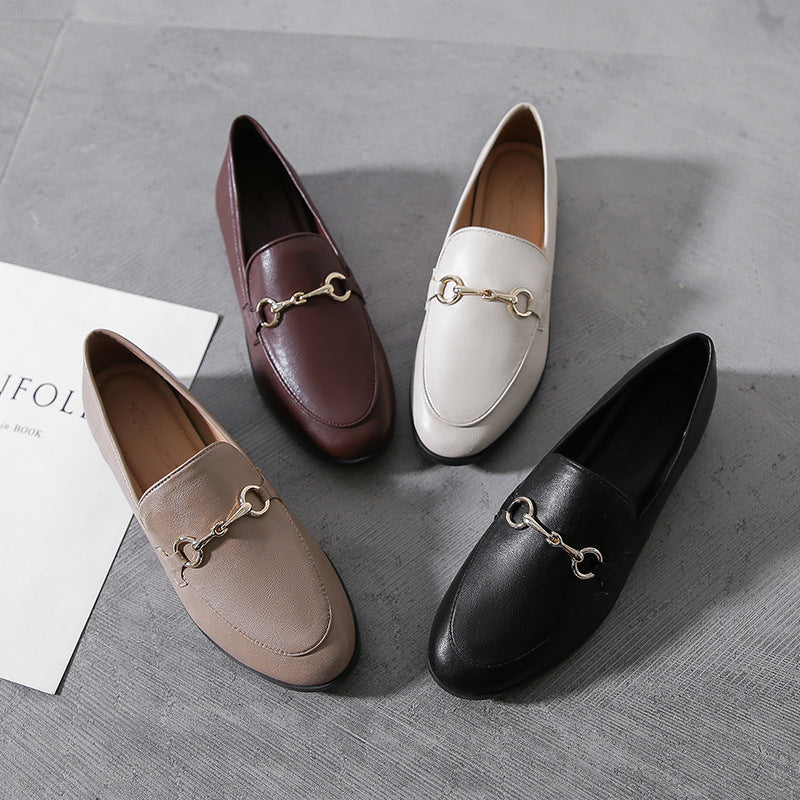 Ortho Welt British Retro Style Leather Shoes, Plus Size