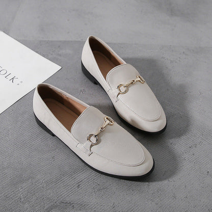 Ortho Welt British Retro Style Leather Shoes, Plus Size