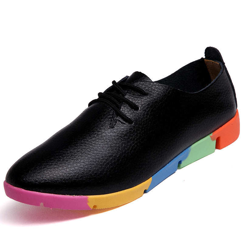 Ortho Welt Pointed White Leather Shoes - Unique And Elegant