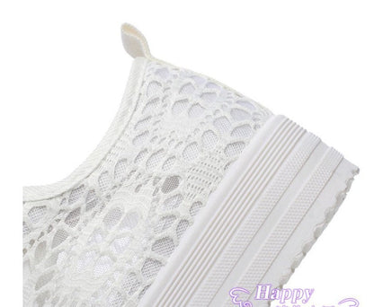 Ortho Welt LaceBloom Orthopedic Plateau Boots - Lace Design