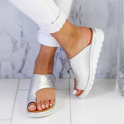 Ortho Welt Damen-Sandalen - Orthopedic Plateau Komfort