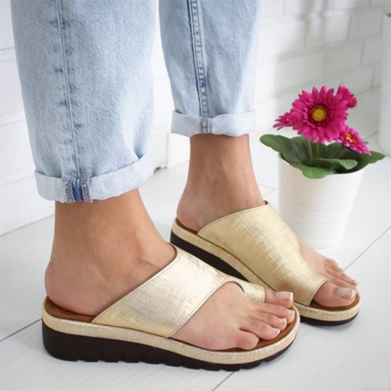 Ortho Welt Damen-Sandalen - Orthopedic Plateau Komfort