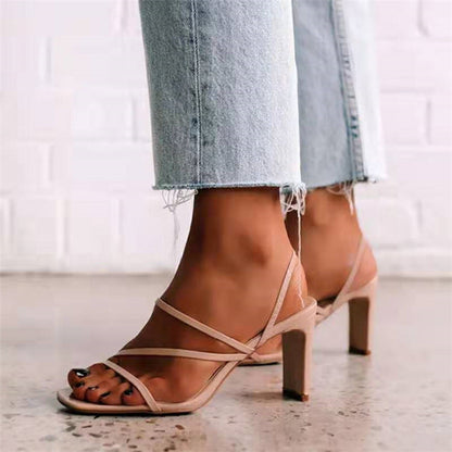 Ortho Welt Elegant Plus Size Stiletto Sandals (Sizes 36-43)
