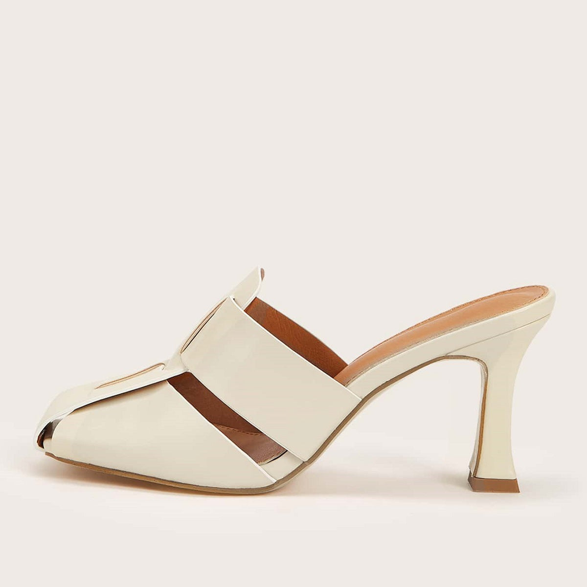 Ortho Welt Woven Sandals And Slippers With Medium Heel - Unique Elegance