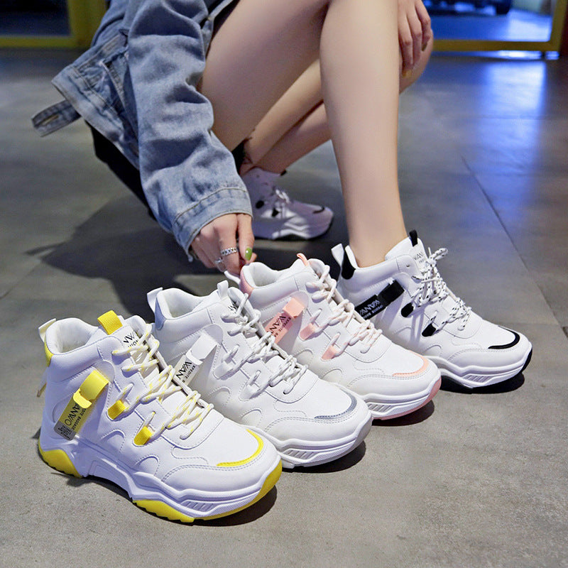 Ortho Welt White High-Top Sneakers - Unique And Trendy Style