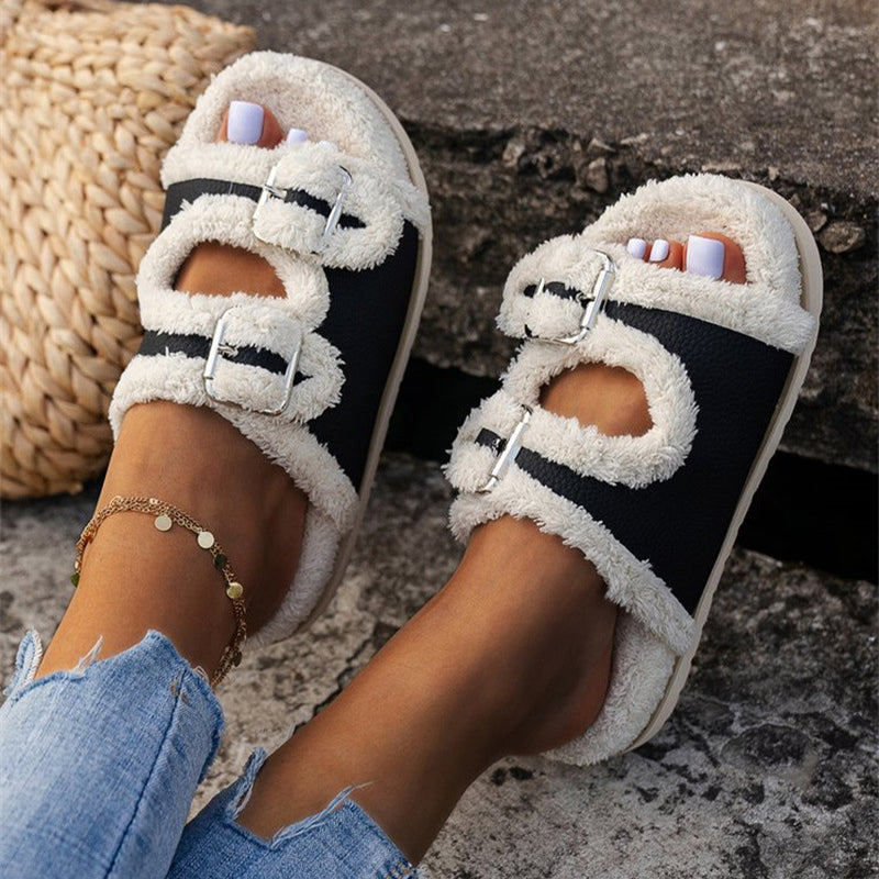 Ortho Welt Thick Wool Winter Slippers - Unique Comfort