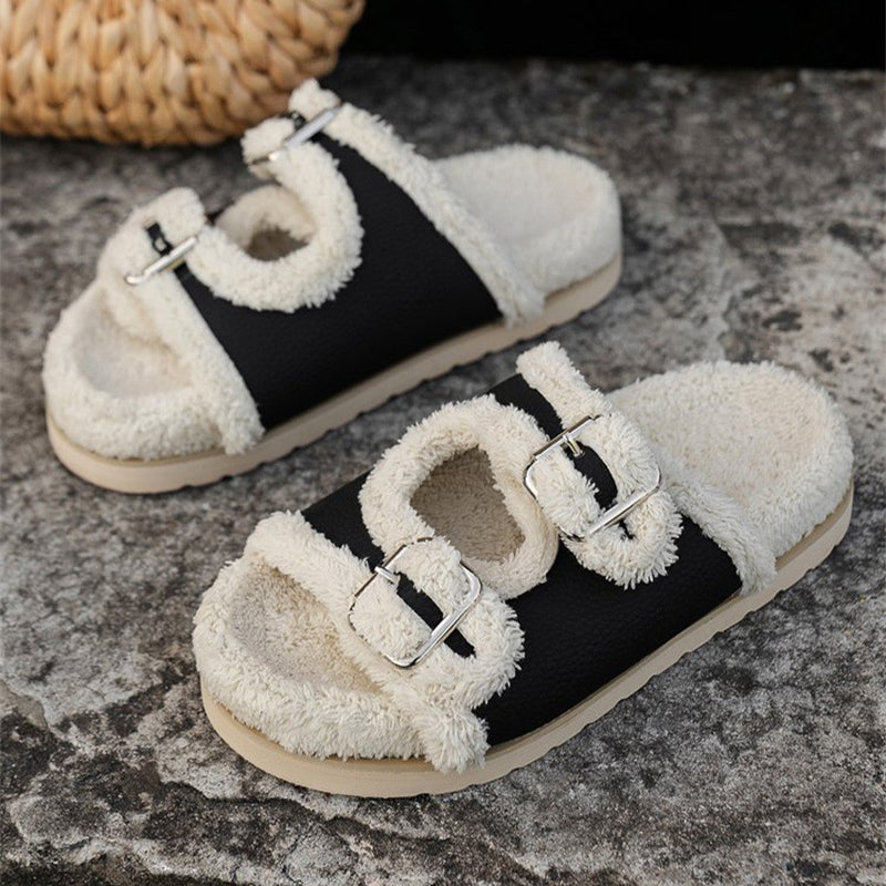 Ortho Welt Thick Wool Winter Slippers - Unique Comfort