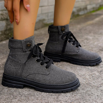 Ortho Welt Orthopedic Canvas Boots - Urban Comfort