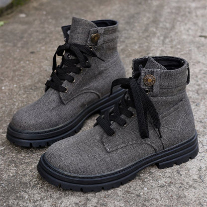 Ortho Welt Orthopedic Canvas Boots - Urban Comfort