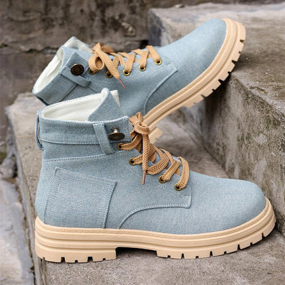 Ortho Welt Orthopedic Canvas Boots - Urban Comfort
