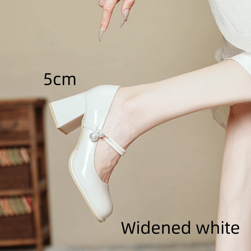 Ortho Welt Mary Jane Heels – Orthopedic Support Block Heel