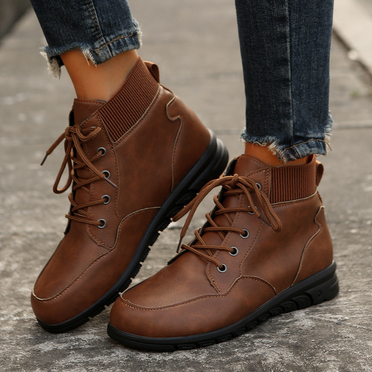 Ortho Welt Ankle Boots - Orthopedic, Slip-Resistant Comfort