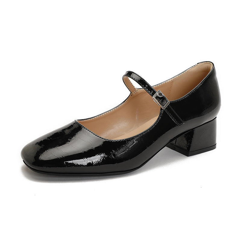 Ortho Welt Mary Jane Schuhe - Orthopedic Lackleder Komfort