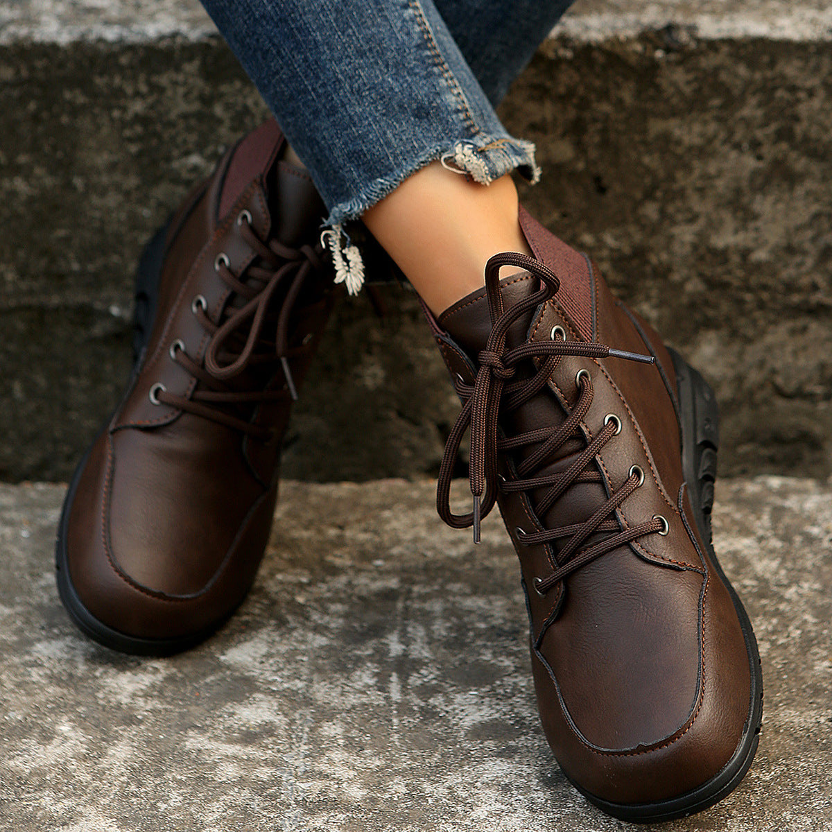 Ortho Welt Ankle Boots - Orthopedic, Slip-Resistant Comfort