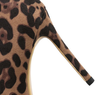 Ortho Welt Unique Leopard Print Heels For A Bold Style