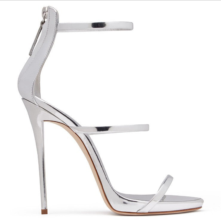 Ortho Welt Catwalk Stiletto Heels - Metallic Orthopedic Design