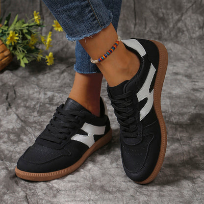 Ortho Welt Unique Colorblock Flat Shoes  -