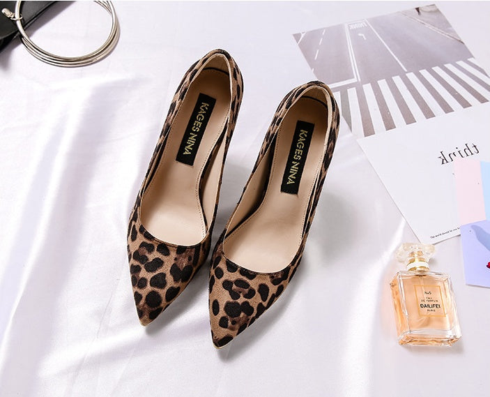 Ortho Welt Unique Leopard Print Heels For A Bold Style