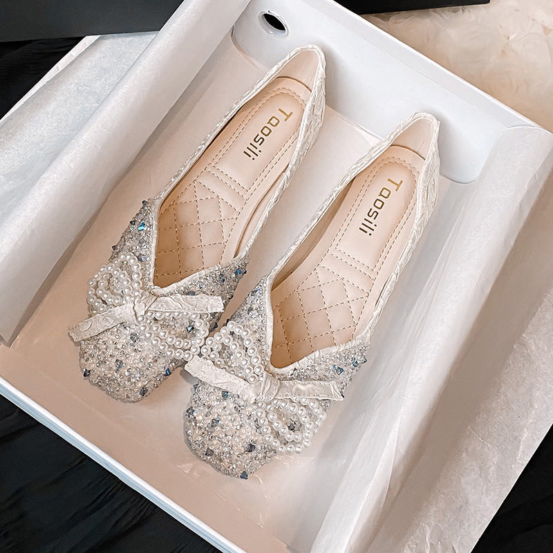 Ortho Welt Ballerinas - Orthopedic, Strass & Perlen