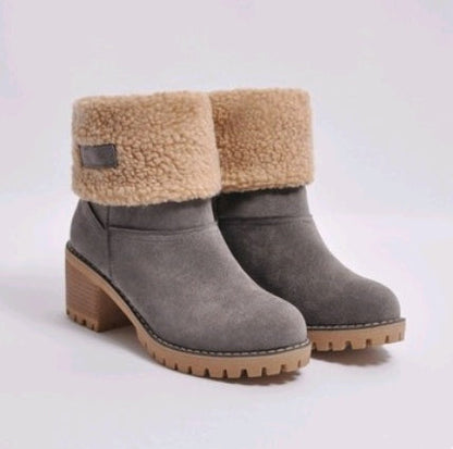 Ortho Welt Suede Boots - Orthopedic Warm Comfort Heel