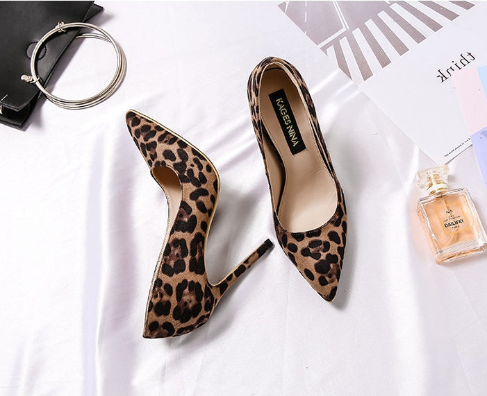 Ortho Welt Unique Leopard Print Heels For A Bold Style