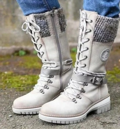 Ortho Welt Orthopedic Winter Boots - Knit Cuff & Laces