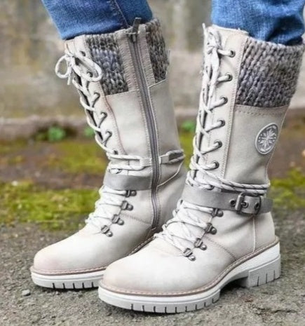 Ortho Welt Orthopedic Winter Boots - Knit Cuff & Laces