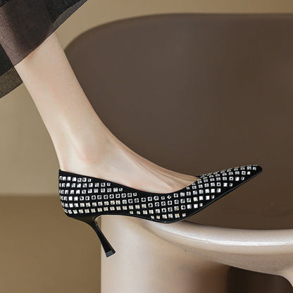 Ortho Welt Strass-Pumps – Orthopedic Elegance Black