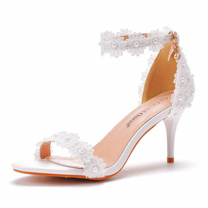 Ortho Welt Rhinestone High Heel Shoes