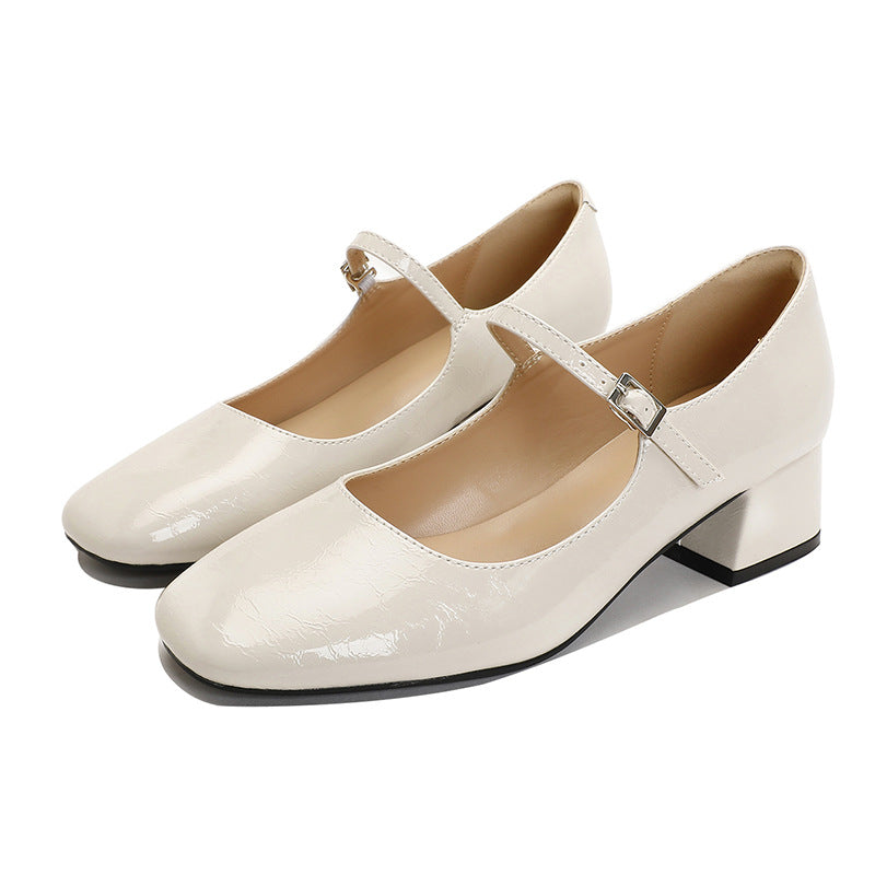 Ortho Welt Mary Jane Schuhe - Orthopedic Lackleder Komfort