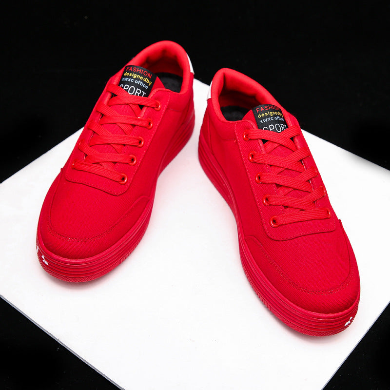 Ortho Welt Love Print Canvas Shoes For Couples - Unique And Trendy