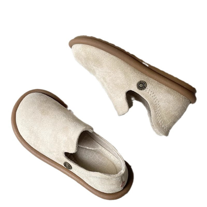 Ortho Welt British And Vintage Style Suede Pumps