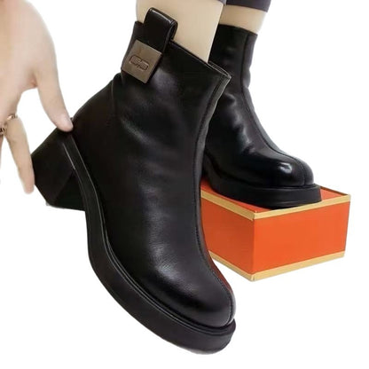 Ortho Welt Orthopedic Mid Heel Boots - Support & Comfort