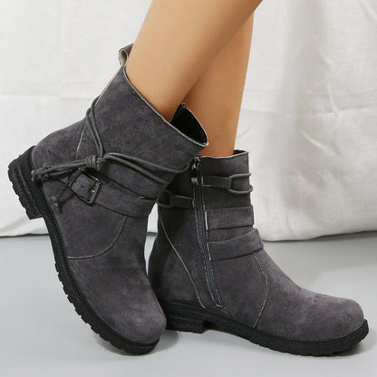 Ortho Welt Orthopedic Short Boots - Side Zipper Comfort