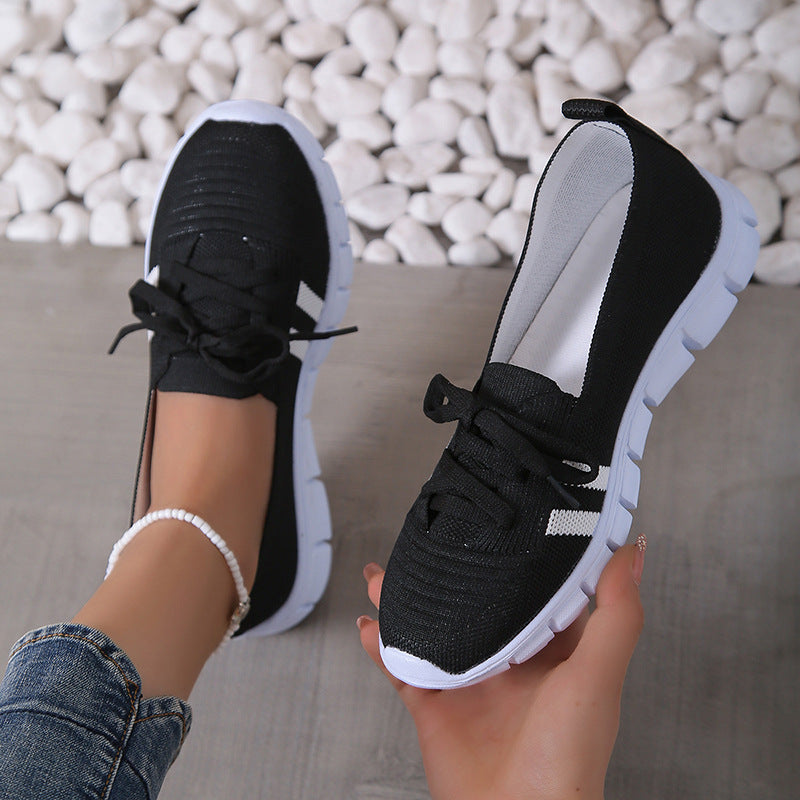 Ortho Welt Lace-Up Mesh Shoes - Comfort And Style