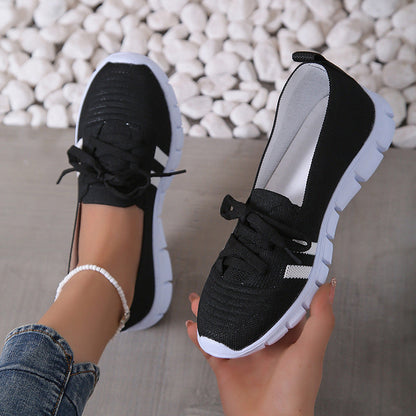 Ortho Welt Lace-Up Mesh Shoes - Comfort And Style