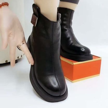 Ortho Welt Orthopedic Mid Heel Boots - Support & Comfort