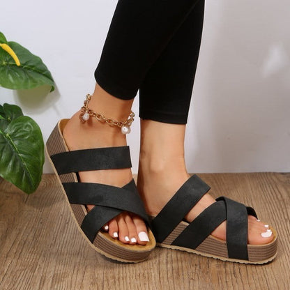 Ortho Welt Summer Sandals With Braided Straps - Unique And Elegant