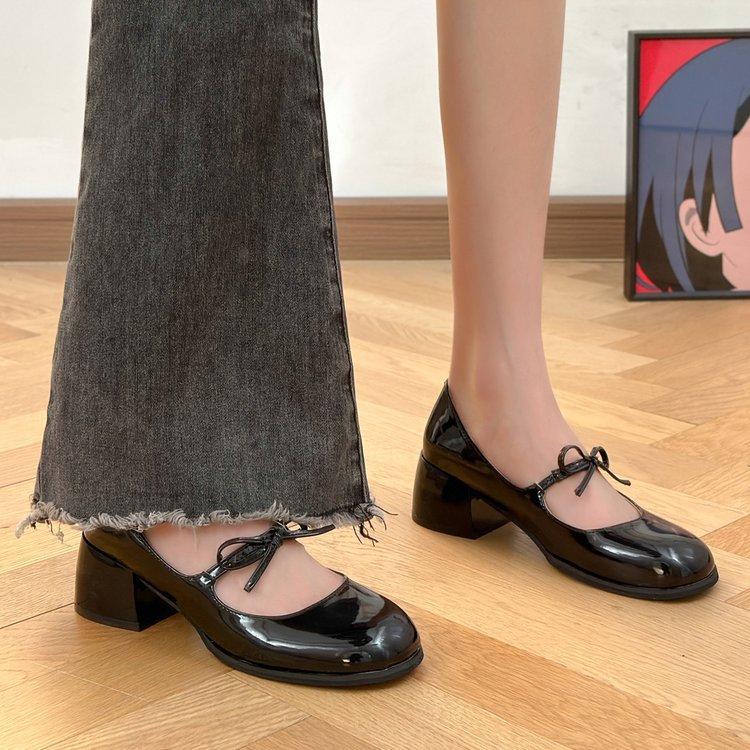 Ortho Welt Mary Jane Schuhe - Orthopedic Komfort Schleife