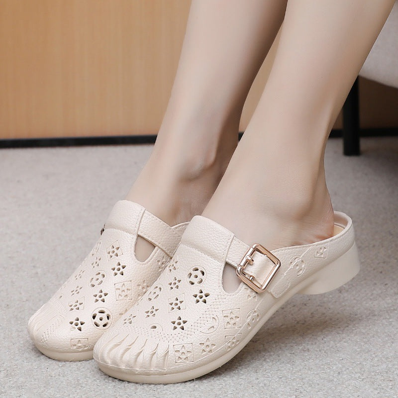 Ortho Welt Half-Toe Slippers - Unique Platform Sandals