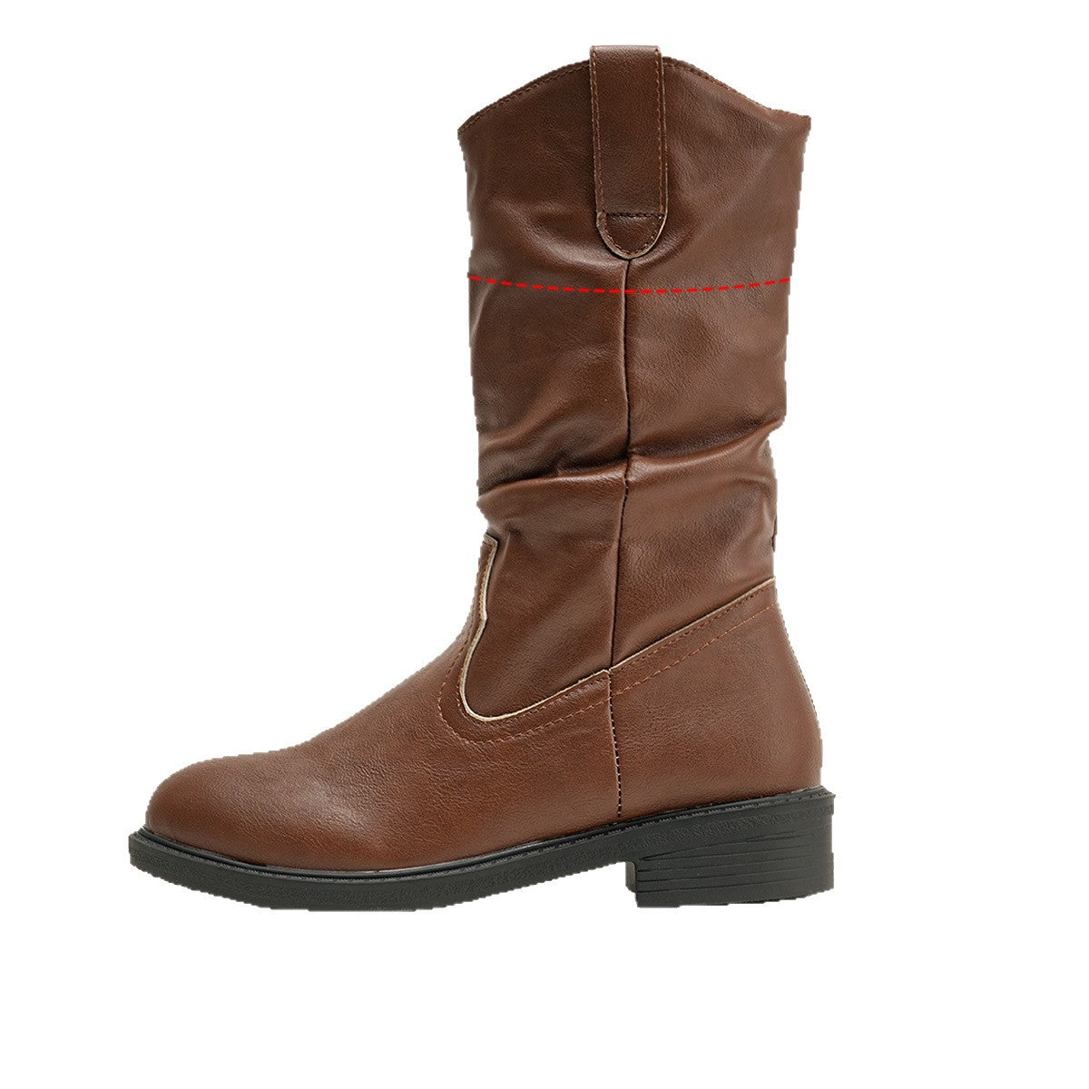 Ortho Welt Pleated Leather Boots - Orthopedic Comfort