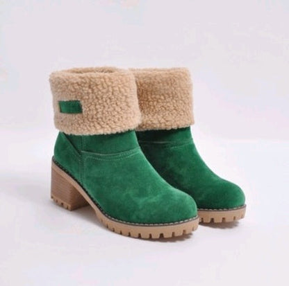 Ortho Welt Suede Boots - Orthopedic Warm Comfort Heel