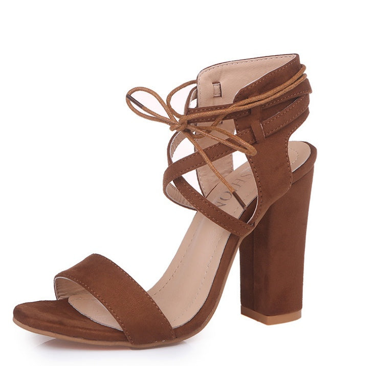 Ortho Welt Unique High Heel Sandals With Ankle Strap