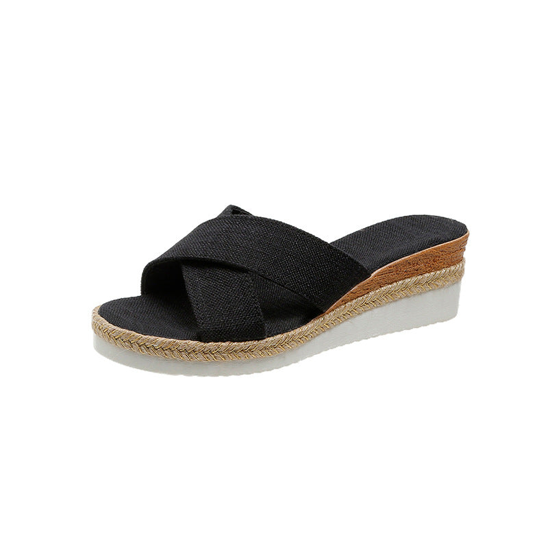 Ortho Welt Hemp Wedge Sandals - Summer Uniqueness