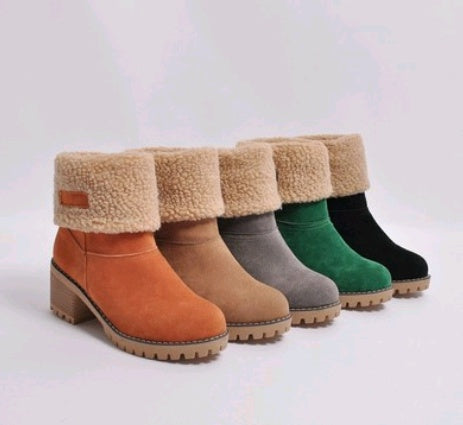 Ortho Welt Suede Boots - Orthopedic Warm Comfort Heel